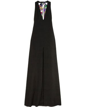 PUCCI Halterneck Maxi Dress - Black