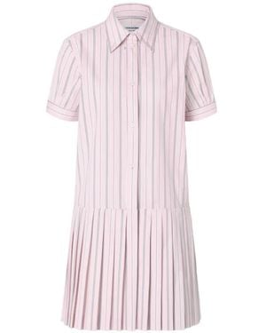 Thom Browne Plissiertes Minikleid - Pink