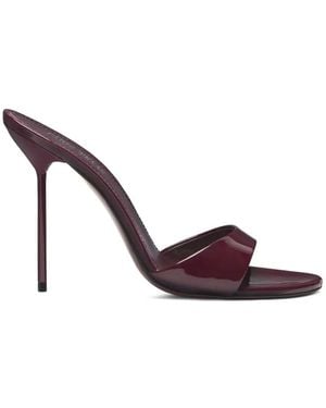 Paris Texas Lidia Patent-Finish Sandals - Purple
