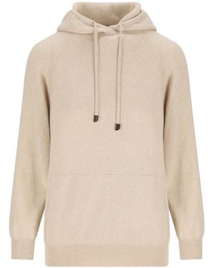 Loro Piana Cashmere Hoodie - Natural