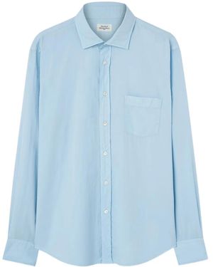 Hartford Pocket Long-Sleeve Shirt - Blue