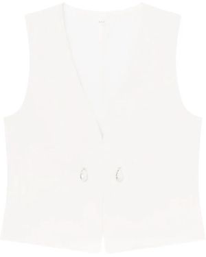 A.L.C. Veston À Col V - Blanc