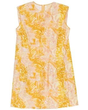 JNBY Floral-Print Mini Dress - Yellow