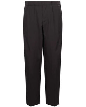 Costumein Pantalon Plissé À Taille Élastiquée - Black