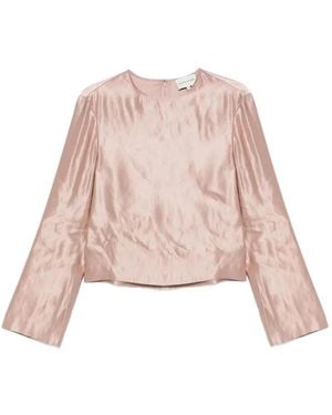 Loulou Nino Round-Neck Blouse - Pink