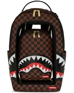 Sprayground Zaino A Quadri - Nero