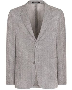 Emporio Armani シングルジャケット - グレー