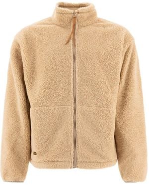 Orslow Fleece Zip-Up Jacket - Natural