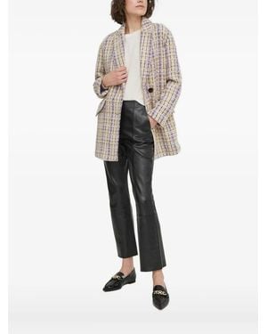 Sisley Tweed Blazer - White