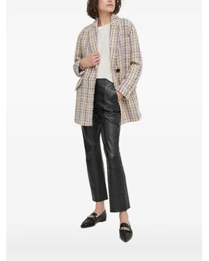 Sisley Tweed Blazer - White