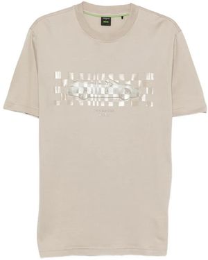 BOSS X Porsche Graphic-Print T-Shirt - White