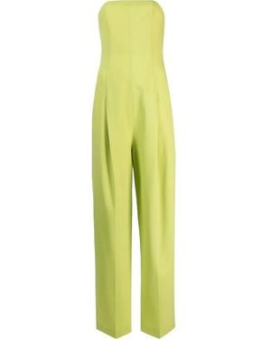 Philosophy Di Lorenzo Serafini Strapless Straight-Leg Jumpsuit - Yellow