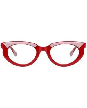 Projekt Produkt Brille Mit Cat-Eye-Gestell - Rot