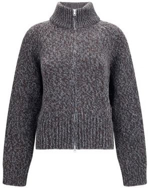 Our Legacy Cardigan Light À Fermeture Zippée - Gris