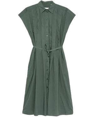Xacus Vestido Corto Mimi Con Cinturón - Verde