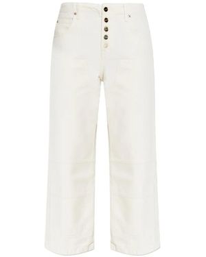 AllSaints Vaqueros Tay Con Botones - Blanco