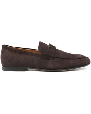 Tod's スエード ローファー - ブラウン