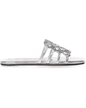 Loewe Petal Anagram Sandals - White