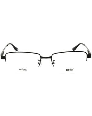BMW Rectangle-Frame Glasses - White
