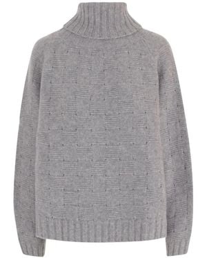 Allude Pull À Col Roulé - Grey