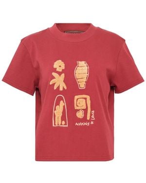 ALÉMAIS Camiseta Laurence - Rojo