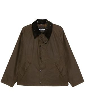Barbour Corduroy-Collar Jacket - Brown