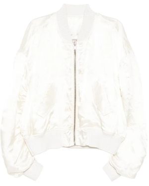 Rick Owens Secchia Flight Jacket - White