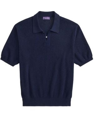 Ralph Lauren Tuck-Stitch Polo Shirt - Blue
