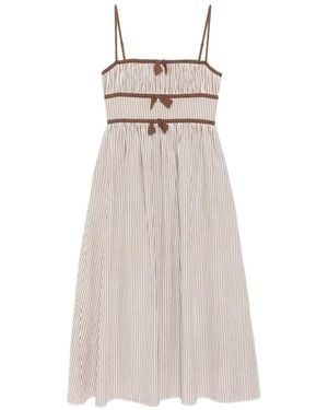 Cynthia Rowley Clara Seersucker Dress - White