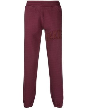 Market Logo-Appliqué Track Trousers - Red
