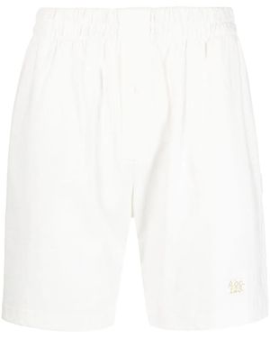 Advisory Board Crystals Shorts Met Logoprint - Wit