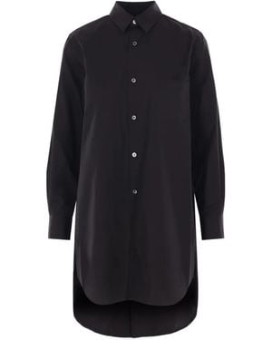 Comme des Garçons Chest-Pocket Cotton Shirt - Blue