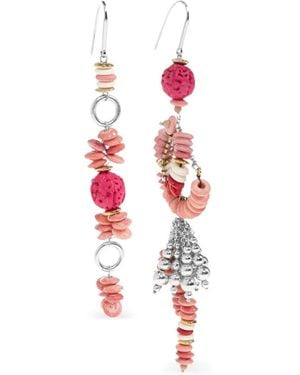 Isabel Marant Lyna Beaded Drop Earrings - White