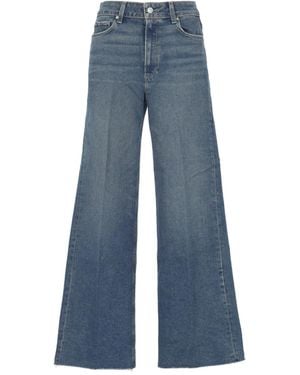 PAIGE Ausgefranste Jeans - Blau