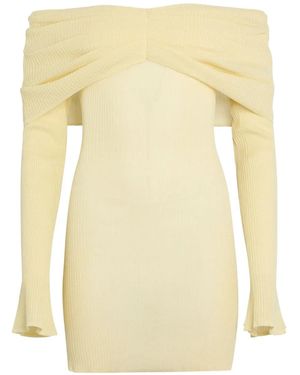 ser o ya joselyn knit mini dress Seroya Joselyn Knit Mini Dress In Eggshell - 30% Off