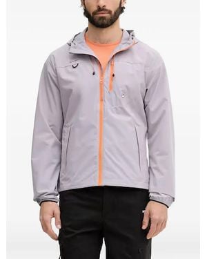 Benetton Hooded Zip-Up Jacket - White