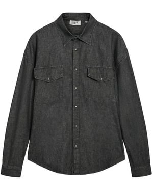 Pence Denim Shirt - Gray