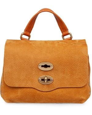 Zanellato Baby Postina Leather Tote Bag - Brown