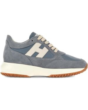 Hogan Sneakers Mit Schnürung - Blau