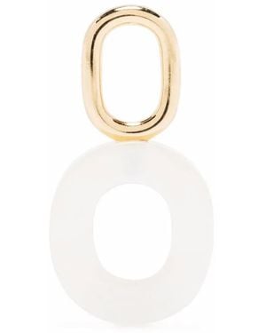 Maria Black Lucid Letter O Charm - White