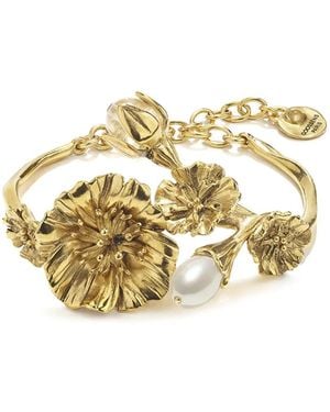 Goossens Pulsera Fleur de Pavot Pearl - Metálico