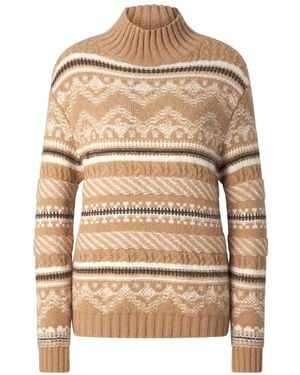 Bogner Maglione Rosa Jacquard - Neutro