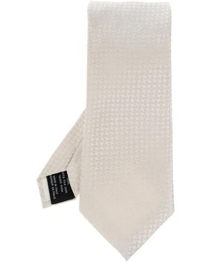 Tom Ford Irregular Weave Tie - White