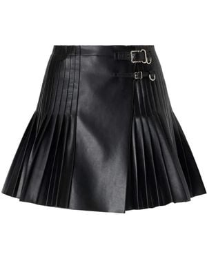Ermanno Scervino Minifalda Con Cierre De Hebilla - Negro