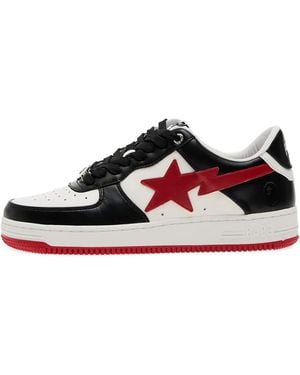 A Bathing Ape Star-Lightning Bolt Trainers - White