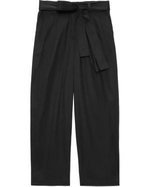 MSGM Pantalones con cinturón - Negro