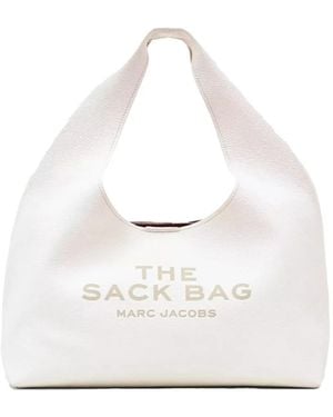 Marc Jacobs Sac Porté Épaule The Sack En Cuir - Blanc