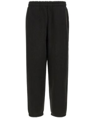 Entire studios Elasticated-Waist Track Trousers - Black