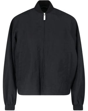 Laminar Zip-Up Bomber Jacket - Black