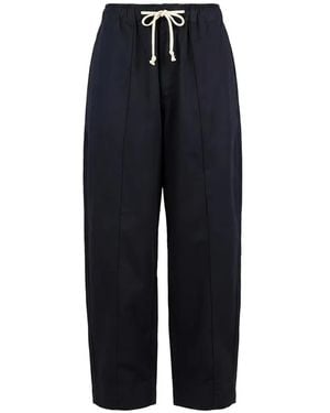 Societe Anonyme Pantaloni Hensin Con Coulisse - Blu